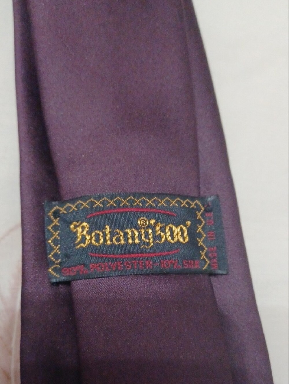 Classic Men's Solid Color Necktie - Red, Teal, Navy, Black, Purple - Picture 8 of 8
